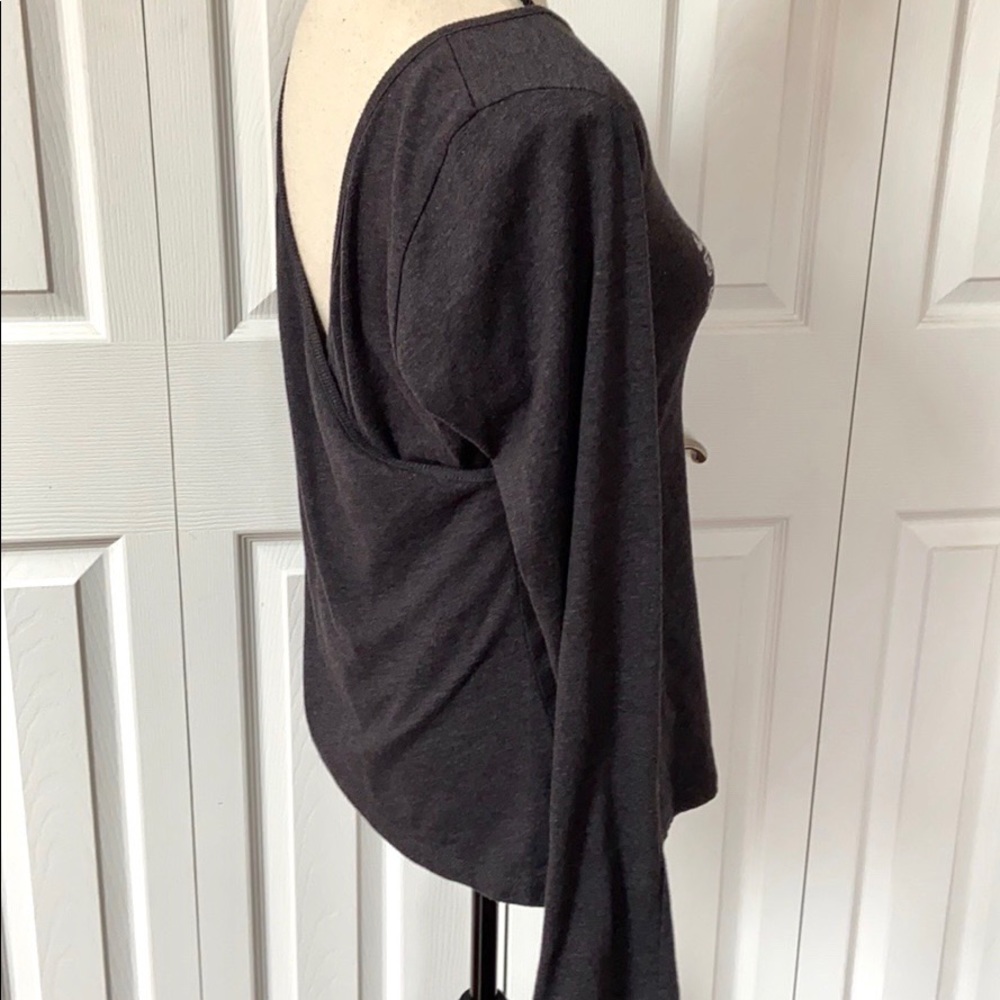 PrAna Breathe Faux Wrap Back Long Sleeve Top - Picture 6 of 8